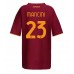 AS Roma Gianluca Mancini #23 Hjemmedrakt Dame 2025-26 Korte ermer